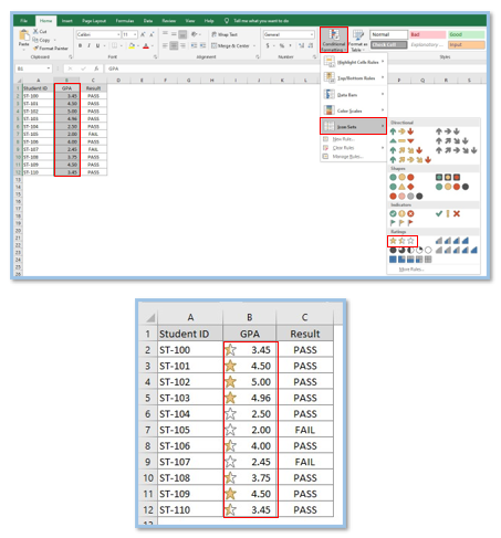 Conditional Formatting