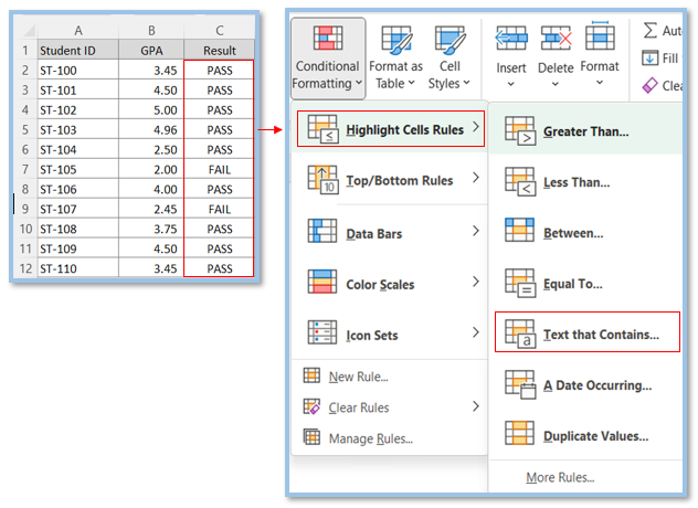 Conditional Formatting in Excel