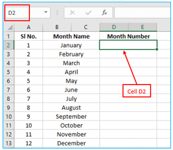 Convert Month Name to Number