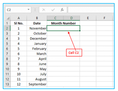 Convert Month Name to Number