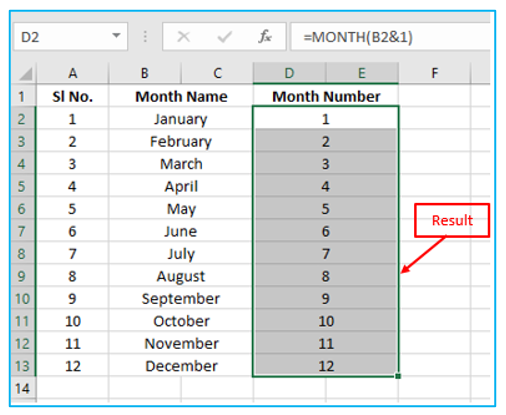 Convert Month Name to Number