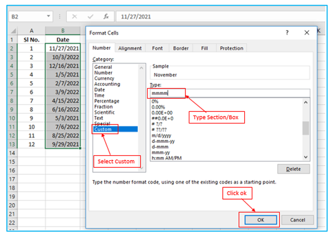 Convert Month Name to Number