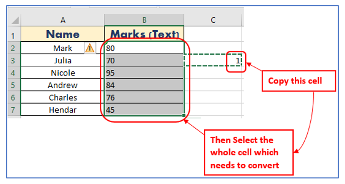 Convert Text to Number