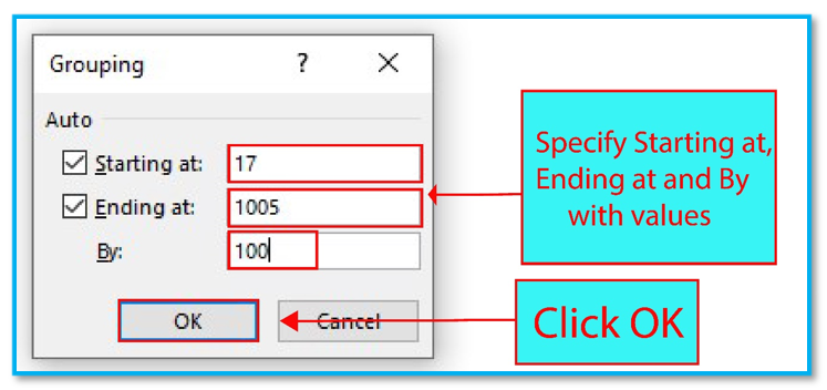 Create group in pivot