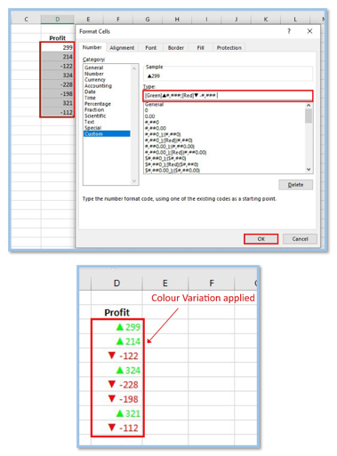 Insert the Delta Symbol in Excel