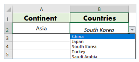 Dependent Drop-Down