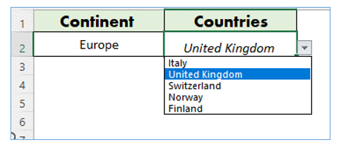 Dependent Drop-Down