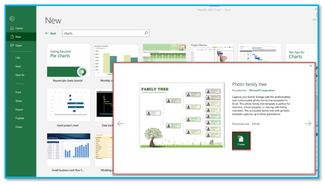 Excel Existing Templates and Create New Templates