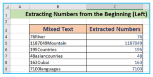 How to Extract Numbers from String Excel? 3 Different Ways.