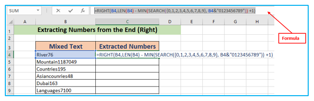 Extract Number