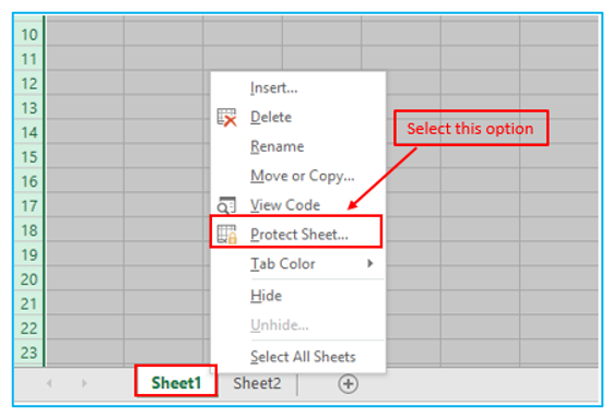  Lock, Hide Cells and Protect Worksheet in Excel