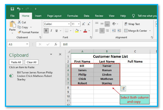 Merge or combine two column