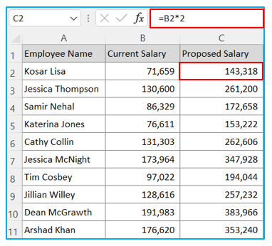 Multiply a Column by a Number