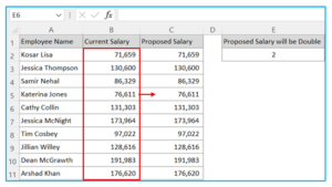How to Multiply a Column by a Number in Excel?