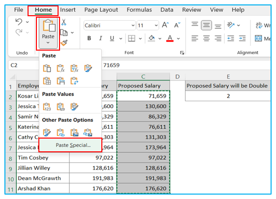 Multiply a Column by a Number