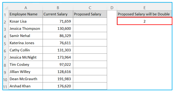 Multiply a Column by a Number