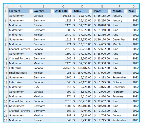 Print Top Row on Every page in Excel