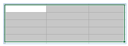 Remove Table Format