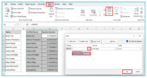 How to Shuffle a List of Items/Names in Excel? 2 Different Ways. - Resource