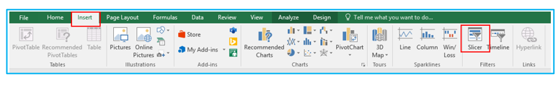 Slicers in Pivot Table