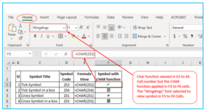 Insert Check Mark. Logical Functions in Excel