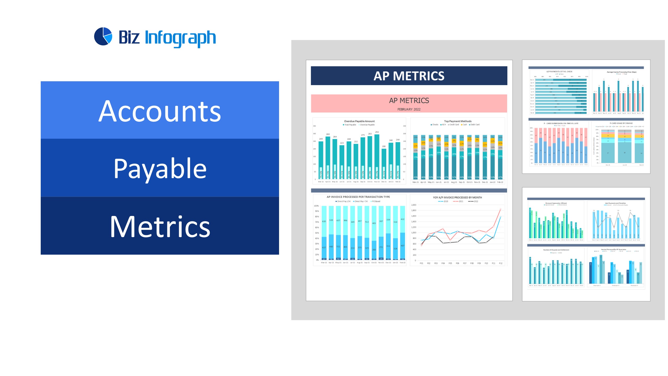 Accounts Payable Metrics Dashboards