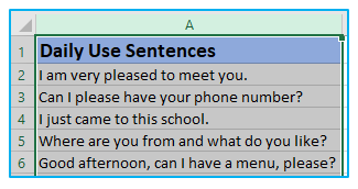 AutoFit Column Width in Excel