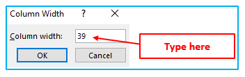 AutoFit Column Width 