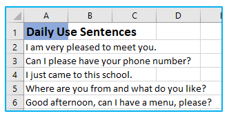 AutoFit Column Width in Excel