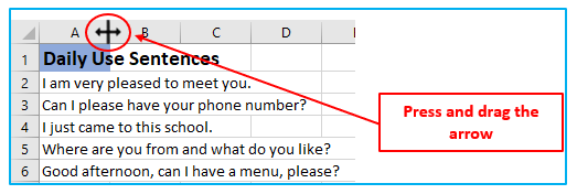 AutoFit Column Width