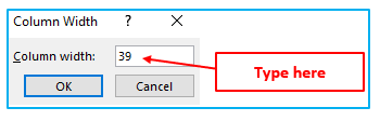 AutoFit Column Width 