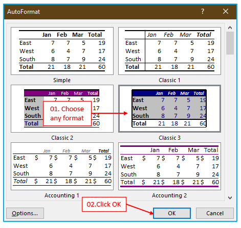 Automatic Formatting