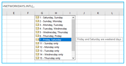 Calculate Number of Days Between Two Dates in Excel