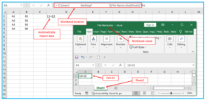 Create Cell Reference in Excel.