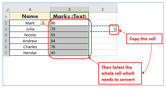 Convert Text to Number