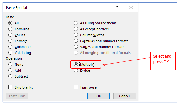 Convert Text to Number in Excel