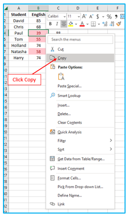 Copy Conditional Formatting to Another Cell