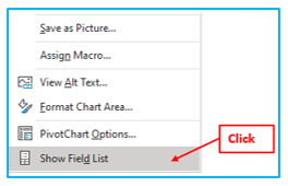 Create Pivot Chart