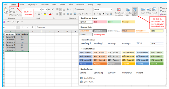 Data Formatting in Excel