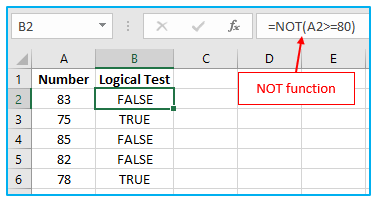 Logical Functions in Excel