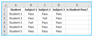 Logical Functions in Excel - Logical Operators in Excel