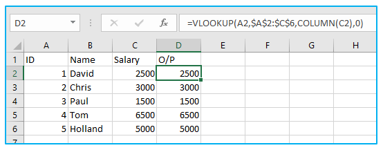 Lookup and Reference Functions in Excel