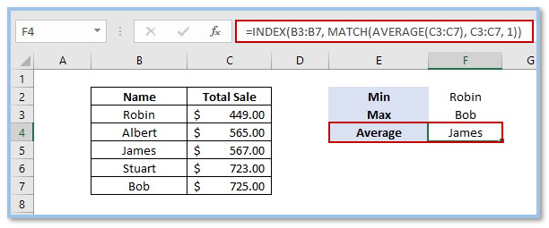 INDEX and MATCH Functions