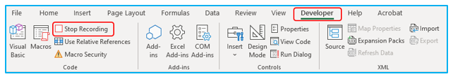 Run Macro in Excel 