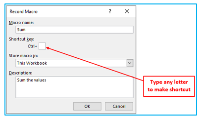 Run Macro in Excel 