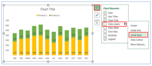 How to create a Stacked Column Chart in Excel?