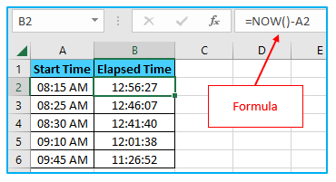Calculate time difference