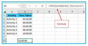 Calculate time difference