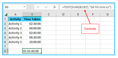 Calculate time difference