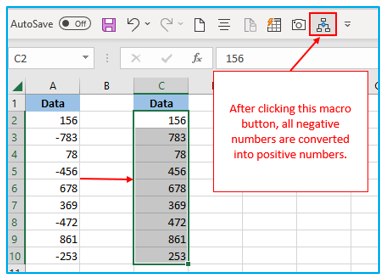 Change negative number into positive